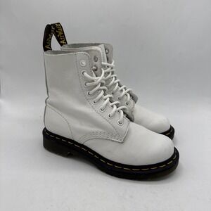 Dr Martens Boots Womens 5‎ 1460 Pascal White Combat Docs